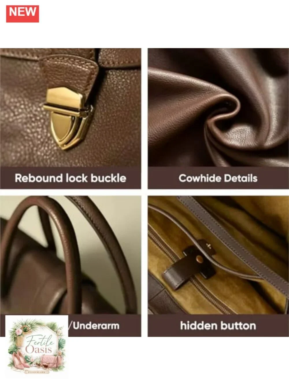 Large Hobo Satchel Bag Top Handle Handbag for Women, Vegetable Tanned Leather,